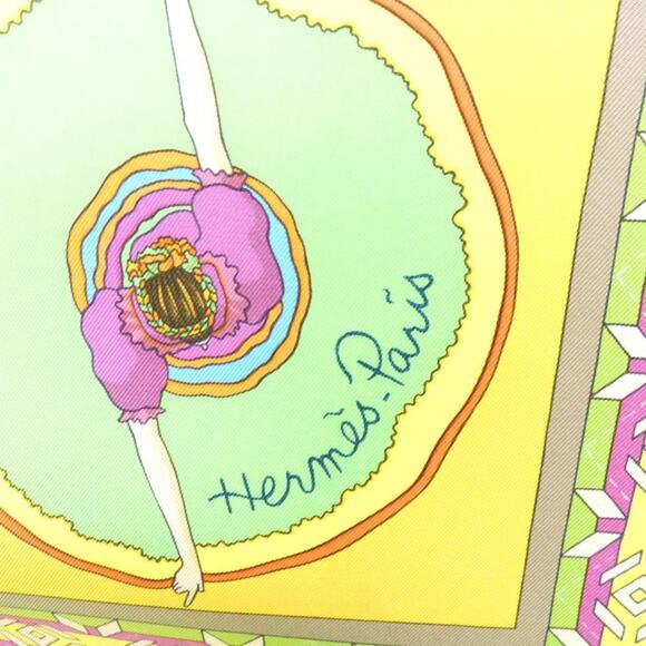 HERMES Blue Scarf - Picture 2 of 6